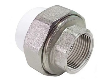 Американка ПП (усил.) вн. 20х1/2", бел. РТП