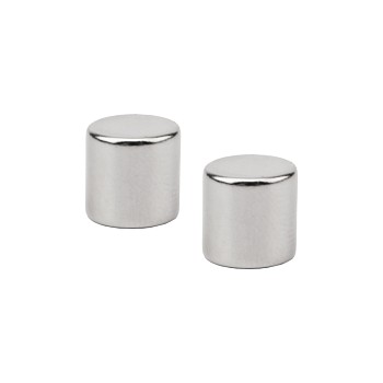 Магнит неодимовый  диск 10х10мм сцепление 3,7 кг (упаковка 2 шт) REXANT