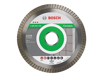 Алмазный круг 125х22 мм по керамике Turbo BEST FOR CERAMIC EXTRA-CLEAN BOSCH