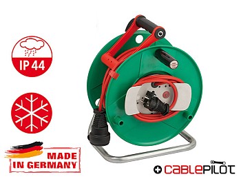 Удлинитель на катушке 40м (1 роз., 3.3кВт, кабель до -35С, с/з) Brennenstuhl Garant