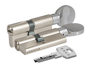 Евроцилиндр с вертушкой KALE 164 BME (90=35+10+45) никель