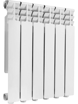 Радиатор биметаллический 500/80, 6 секций, серия Гродно, AV Engineering