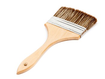 Кисть плоская 100(10)мм mix дер.руч.