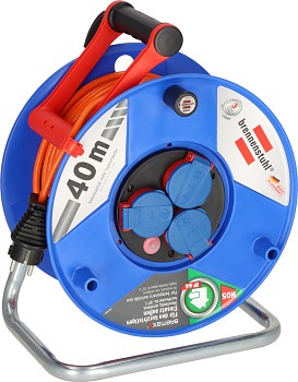 Удлинитель на катушке 40м (3 роз., 3.3кВт, с/з) Brennenstuhl Garant