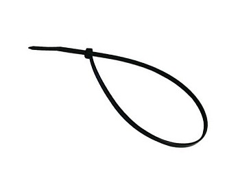 Хомут-стяжка 4.8х350 мм черный (100 шт в уп.) РФ