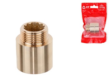 Удлинитель 3/4" вн.-нар. х 25 мм, AV Engineering (инд. упак.)