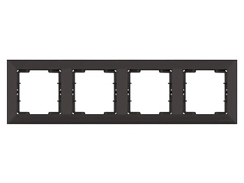 Рамка 4-ая горизонтальная черная, DARIA, MUTLUSAN