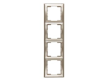 Рамка 4-ая вертикальная титан, DARIA, MUTLUSAN