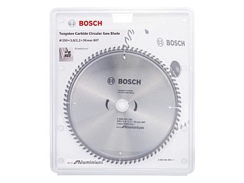 Диск пильный 250х30 мм 80 зуб. универсальный ECO ALUMINIUM BOSCH