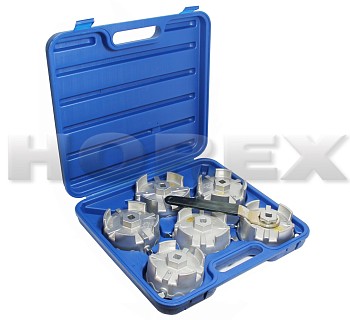 Набор чашек для снятия масляного фильтра для г/а (6 предметов) Хорекс Авто HZ 25.1.060