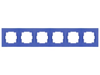 Рамка 6-ая горизонтальная темно-синяя, RITA, MUTLUSAN