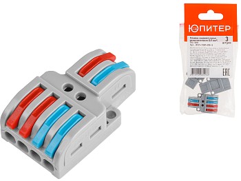 Клемма соединительная разветвительная СК-324 (2.5 мм2) (3 шт) ЮПИТЕР