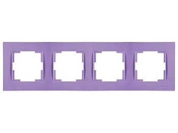 Рамка 4-ая горизонтальная пурпурная, RITA, MUTLUSAN