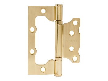 Петля накладная без врезки СТАНДАРТ 100х75х2,5мм 2BB SBP мат.латунь