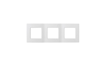 Рамка 3-местная белая, Мастер, BYLECTRICA