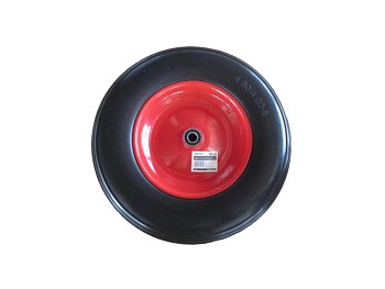 Колесо полиурет. 4.00-8" (подшипн. усил. ф35x16 мм, для оси 16x60мм)