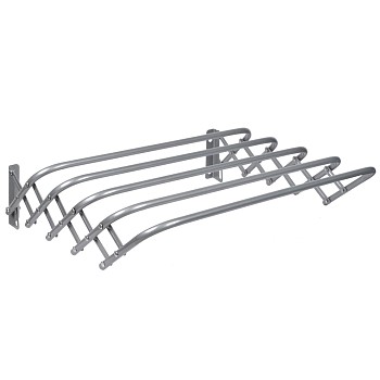 Сушилка для белья настенная складная, 6м, 1200х450х185, цвет серый, NIKA