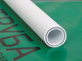 Труба ПП стекловолокно 20х2,8 PN20 бел. 2м РТП