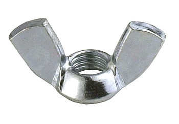 Гайка М16 барашковая, цинк, DIN 315 (2 шт в зип-локе) STARFIX