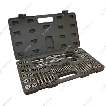 Набор метчиков и плашек 60 предметов (метрические) Хорекс Авто HZ 31.1.005S