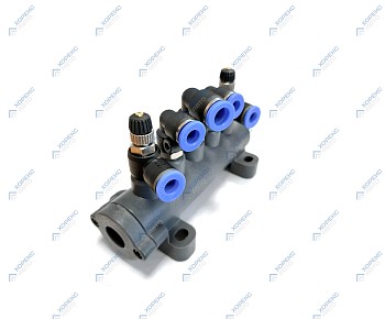 5-ти канальный клапан в сборе (соединитель Т-типа) для шиномонтажного стенда Хорекс Авто HZ 08.303