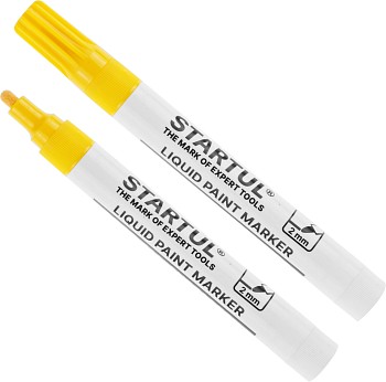 Маркер промышл. перманентный на основе жидк. краски желтый STARTUL PROFI (ST4360-04)