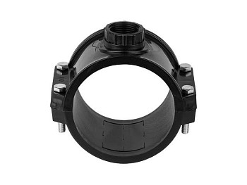 Хомут 110 х 1" вн. (для ПЭ труб), AV Engineering