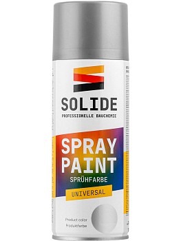 Краска-эмаль аэроз. универсальная  серебрянный хром SOLIDE 400 мл (9006)