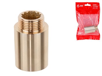 Удлинитель 3/4" вн.-нар. х 40 мм, AV Engineering (инд. упак.)