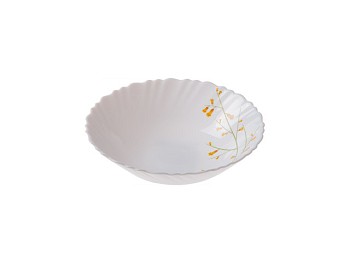 Салатник стеклокерамический, 170 мм, круглый, серия Лимонник, DIVA LA OPALA