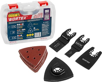 Набор аксессуаров для реноватора WORTEX 5 предметов в боксе (для резки/шлифовки)