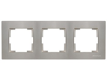 Рамка 3-ая горизонтальная титан, RITA, MUTLUSAN