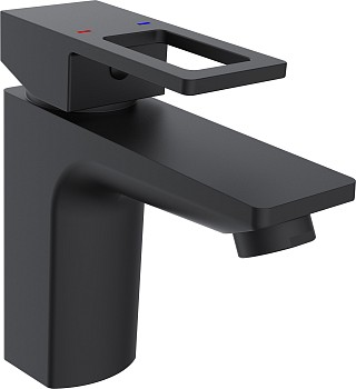 Смеситель для умывальника D35-A черный, серия 810 ECONOCE