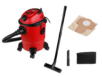 Пылесос WORTEX VC 2014-1 WS в кор. 1200 Вт, 20 л, шланг 3 м