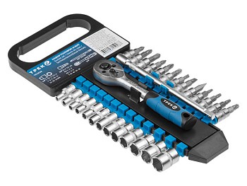 Набор головок и бит 28пр. ТРЕК