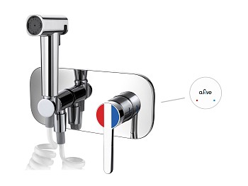 Смеситель для биде (Lt) D35, серия Lotus хром, a-five