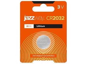 Батарейка CR2032 3V lithium 1шт. JAZZWAY