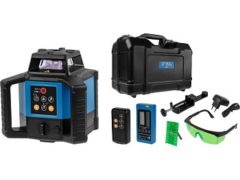 Нивелир лазерный ротационный BULL RL 3001 в чем., 300 м, +- 0,1 мм/м, зеленый